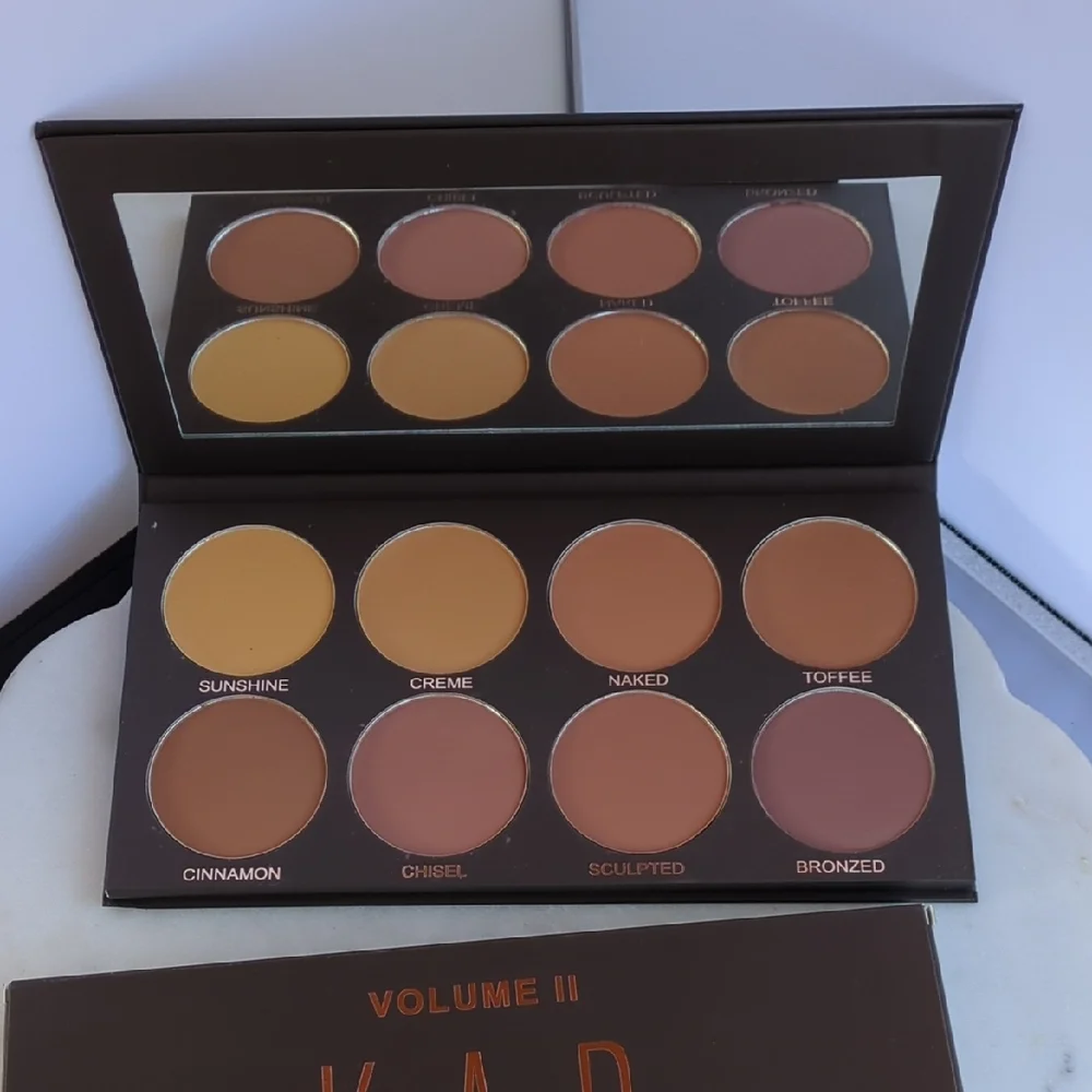 Kab Cosmetics Contour Palette and MAC Lip Oil